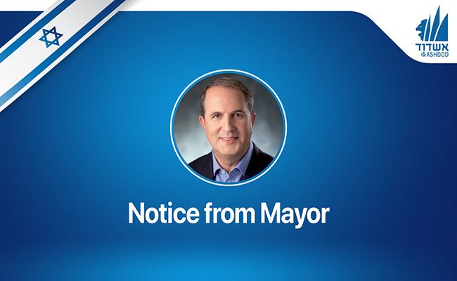 Notice from Mayor